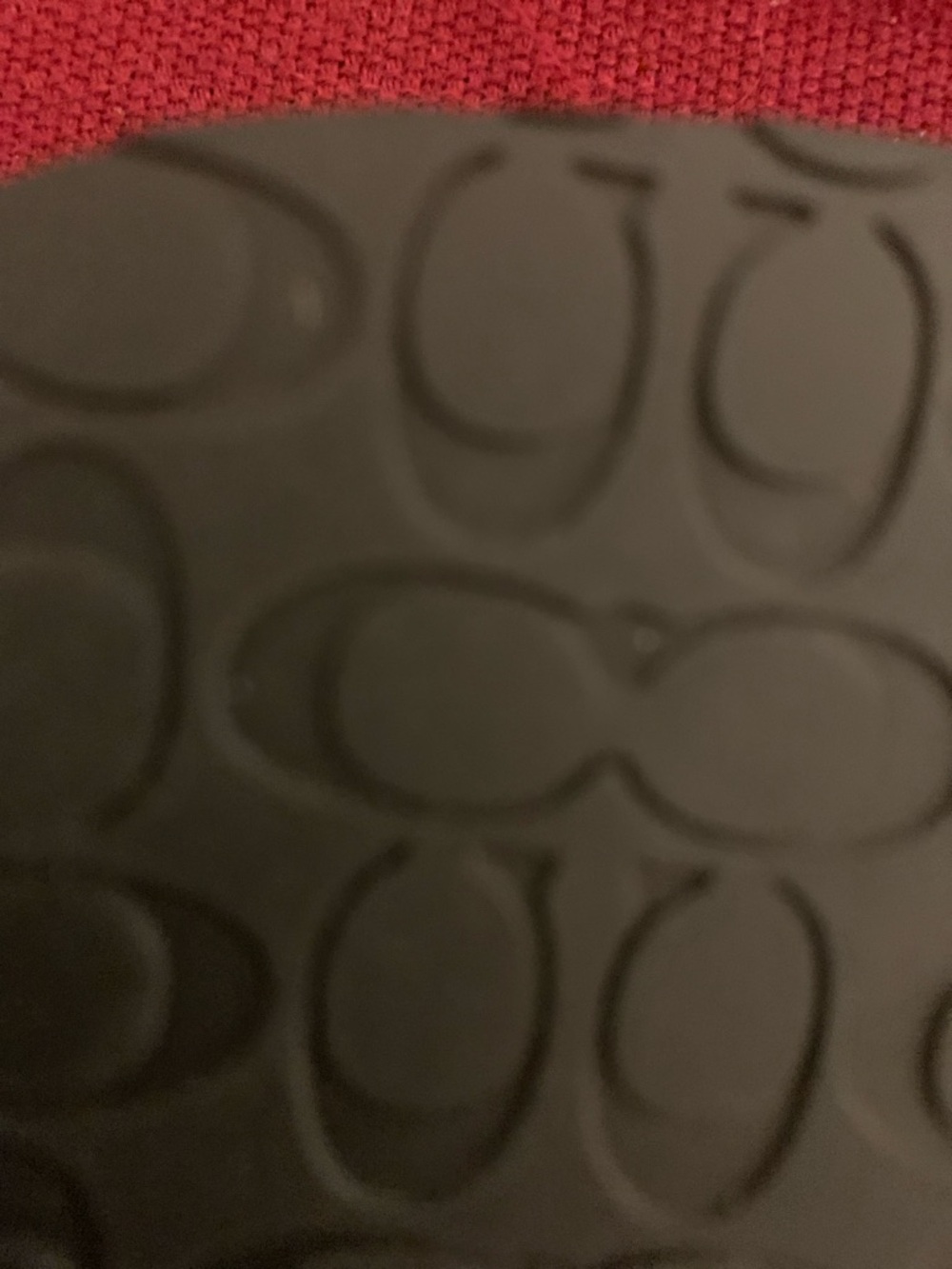 Coach Black Signature Jacquard Thong Sandals - Picture 5 of 5